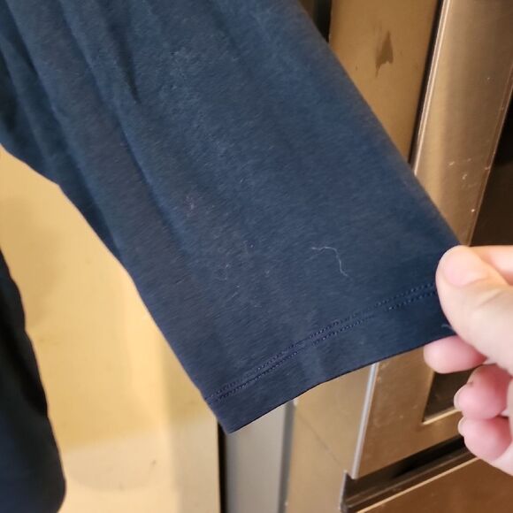 J. Jill Blue 3/4 Sleeve Oversized Tunic 4X - Picture 3 of 4